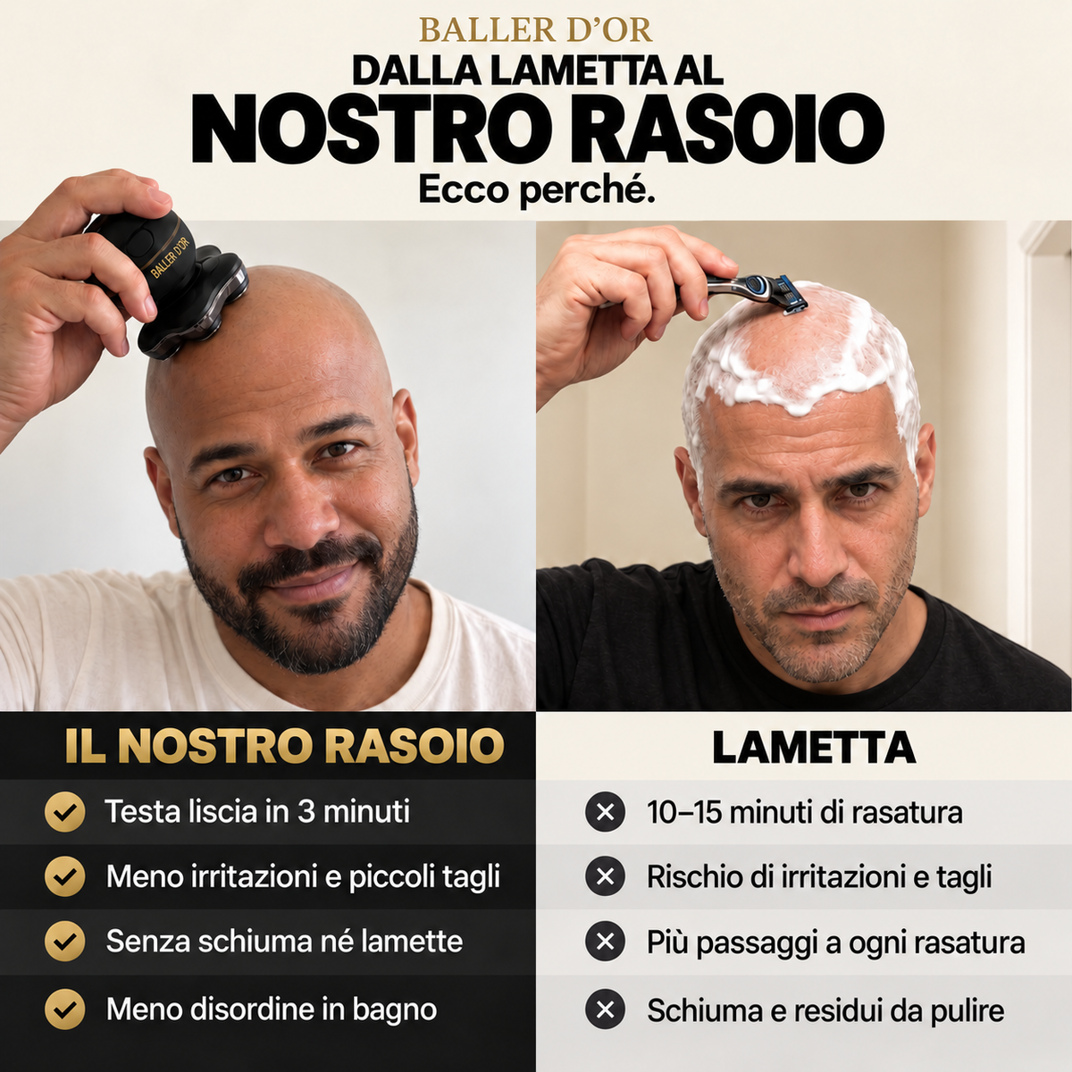 Rasoio Colpo di Testa